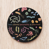 Bacteria Ceramic Coaster