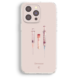 a phone case with three sys on it