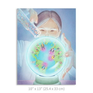 Premium Vertical Art Print- Precision Medicine