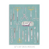 Vertical Art Print- Surgical Instruments