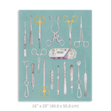 Vertical Art Print- Surgical Instruments