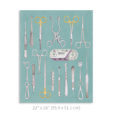 Vertical Art Print- Surgical Instruments