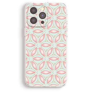 a phone case with a flower pattern on it