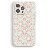 a phone case with a flower pattern on it