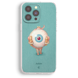 a phone case with a cartoon character on it