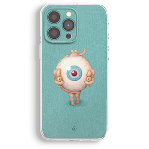 a phone case with an image of a cartoon character on it