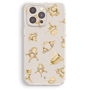 a phone case with a pattern of animals on it