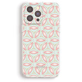 a phone case with a flower pattern on it