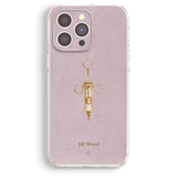 a phone case with a picture of a pipe on it