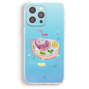 a phone case with a picture of a cake on it