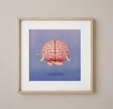 Art Print- Floating Brain