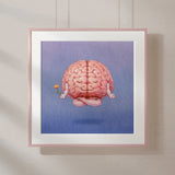 Art Print- Floating Brain