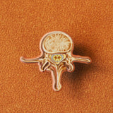 Enamel Pin- Vertebra