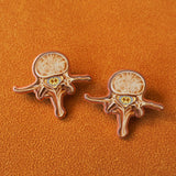 Enamel Pin- Vertebra