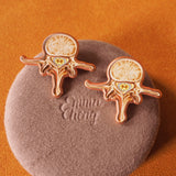 Enamel Pin- Vertebra