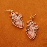 Anatomical Heart Earrings
