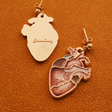 Anatomical Heart Earrings