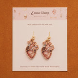 Anatomical Heart Earrings