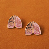 Enamel Pin- Lung