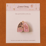 Enamel Pin- Lung