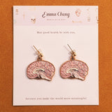 Anatomical Brain Earrings