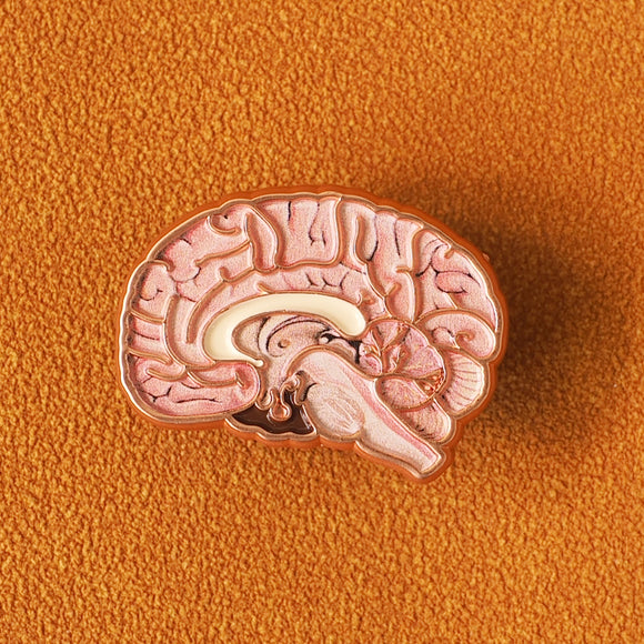 Enamel Pin- Brain