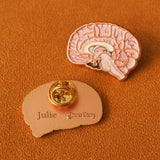 Enamel Pin- Brain