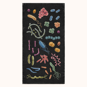 Beach Towel- Bacteria