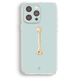 a phone case with a picture of a bone