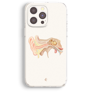 a phone case with a picture of a snail