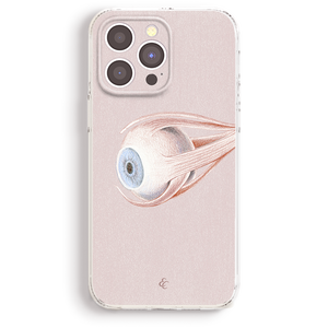 an iphone case with a picture of a bird's eye