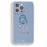 a phone case with a stethoscope on it