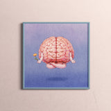 Art Print- Floating Brain