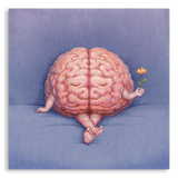 Art Print- Relaxing Brain