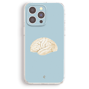 a phone case with a picture of a brain on it