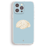 a phone case with a picture of a brain on it