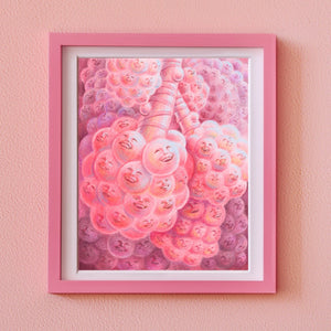 Vertical Art Print - Happy Alveoli