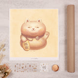 Art Print- Lucky Cat for Health