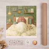 Art Print- Brain's Quiet Retreat, Bedroom