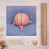 Art Print- Relaxing Brain