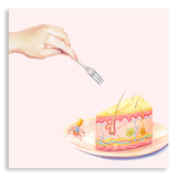 Art Print-Skin Cake