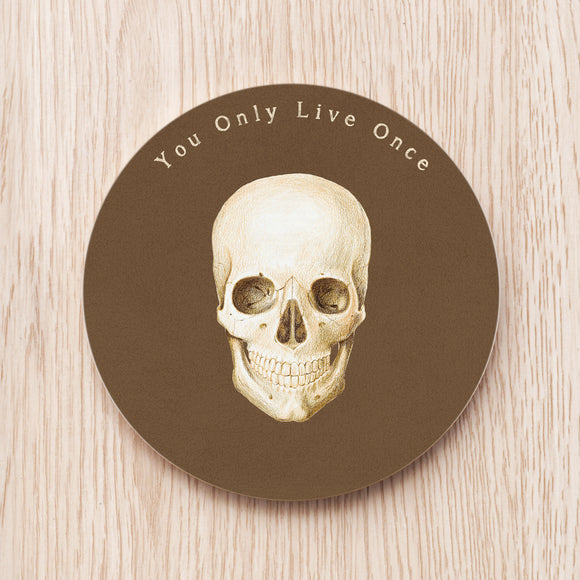 Skull Ceramic Coaster