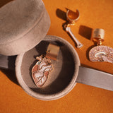 Stethoscope Charm- heart, brain, bone