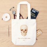 Multi Pockets Canvas Bag - Skull