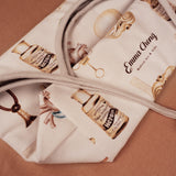 High-Capacity Medical Art Velvet Tote Bag