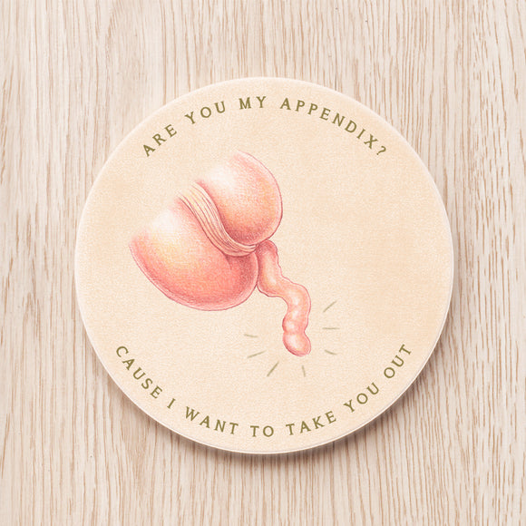 Appendix Ceramic Coaster