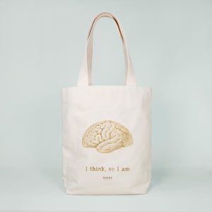 Multi Pocket Canvas Bag - Brain