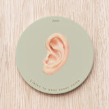 Ear Ceramic Coaster