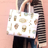 Two Sided Bag - Vintage Medical Art