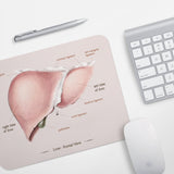 Liver Anatomy Mouse Pad